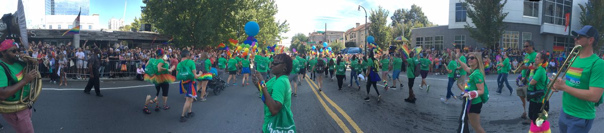 WastedBrass's tweet photo. .#WPBB bringing love to the streets @atlantapride with #kaiserpermante https://t.co/UAz8tFFd9A