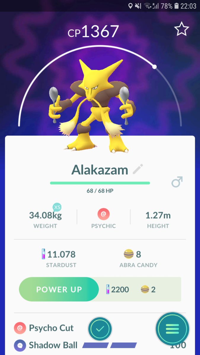 pogotrainercode's tweet photo. Yasss I finally got this one !! #pokemongo #pogotrainercode https://t.co/lETQakcm10
