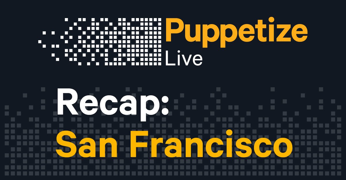 puppetize's tweet photo. #PuppetizeLive San Francisco was a success! Check out a recap of the day’s talks: https://t.co/LsEcQUu0EI https://t.co/pg5VKZJjLe
