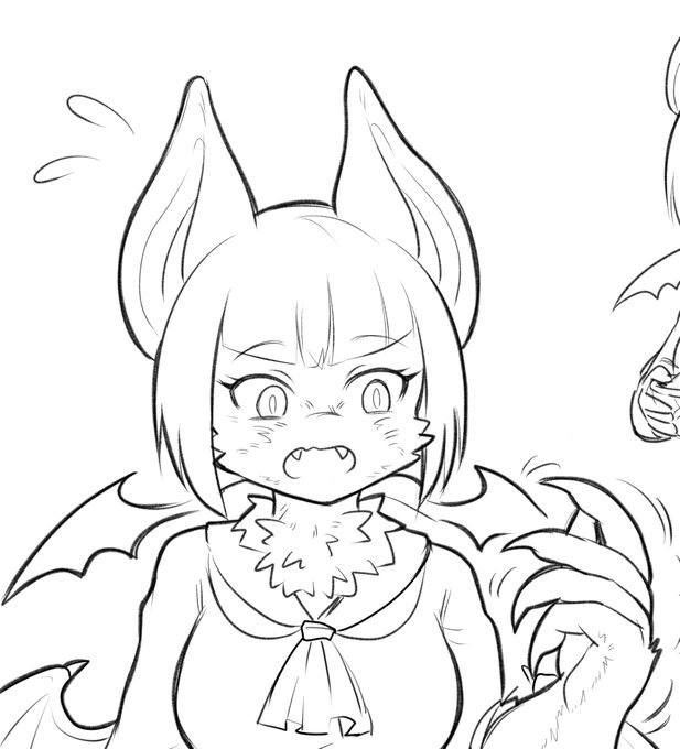 今描いてるやつ 