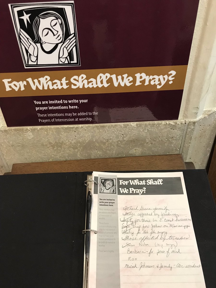 I’m in WINONA for a choir concert, happened to walk by this prayer book, and look whose name I see. He love is pouring out from all over the state! #MicahStrong <a href="/kwpublicschools/">K-W Public Schools</a>