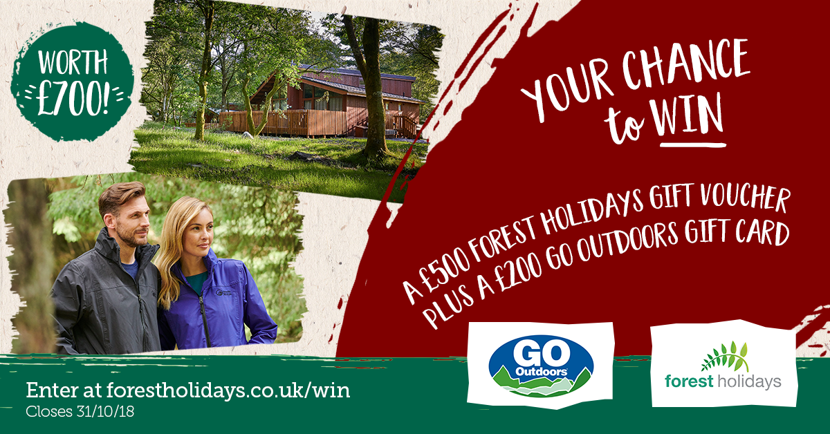forestholidays's tweet photo. Have you entered our #autumn #competition yet to #win a £500 Forest Holidays gift voucher PLUS a £200 @GOoutdoors gift card? Just #retweet this post, #follow us and enter here... https://t.co/JpEYNkpZwM https://t.co/DVHUrNZPMz