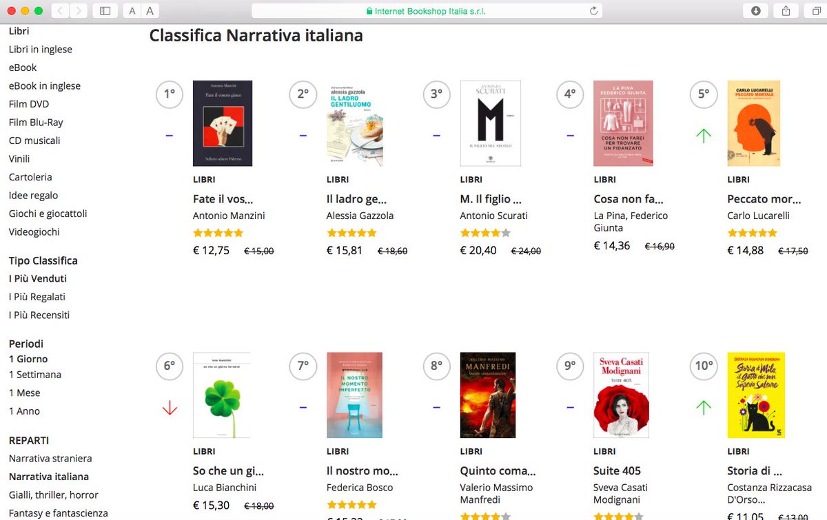 CostanzaRdO's tweet photo. Che dirvi se non GRAZIEEEEEEE!! #inclassifica #narrativaitaliana @IBS_it #decimoposto ❤️❤️❤️❤️❤️❤️❤️ #StoriadiMilo @GuandaEditore https://t.co/nqi78qGZDg