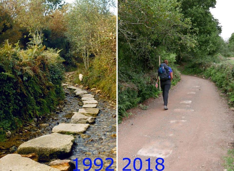 Calzadas históricas y pasos tradicionales.

Patrimonio del #CaminodeSantiago Francés es destruido en aras de una turistización de un camino donde quepan automóviles y transporte de equipajes para turistas.

<a href="/HispaniaNostra/">Hispania Nostra</a> <a href="/UNESCO_es/">UNESCO en español 🏛️#Educación #Ciencia #Cultura</a> <a href="/ICOMOS/">ICOMOS</a>_CNE @ICOMOS <a href="/Turgalicia/">Turismo de Galicia</a> @conscultura