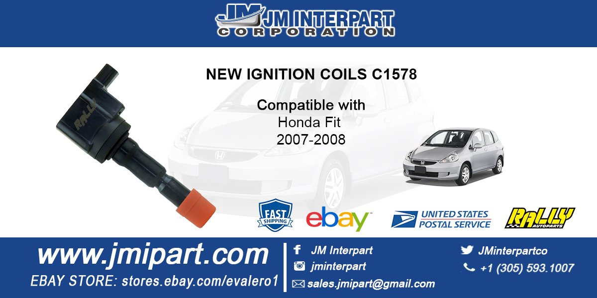 UF581 Auto Parts Car Ignition Coil Fit For HONDA FIT L4-1.5L 2007-2008