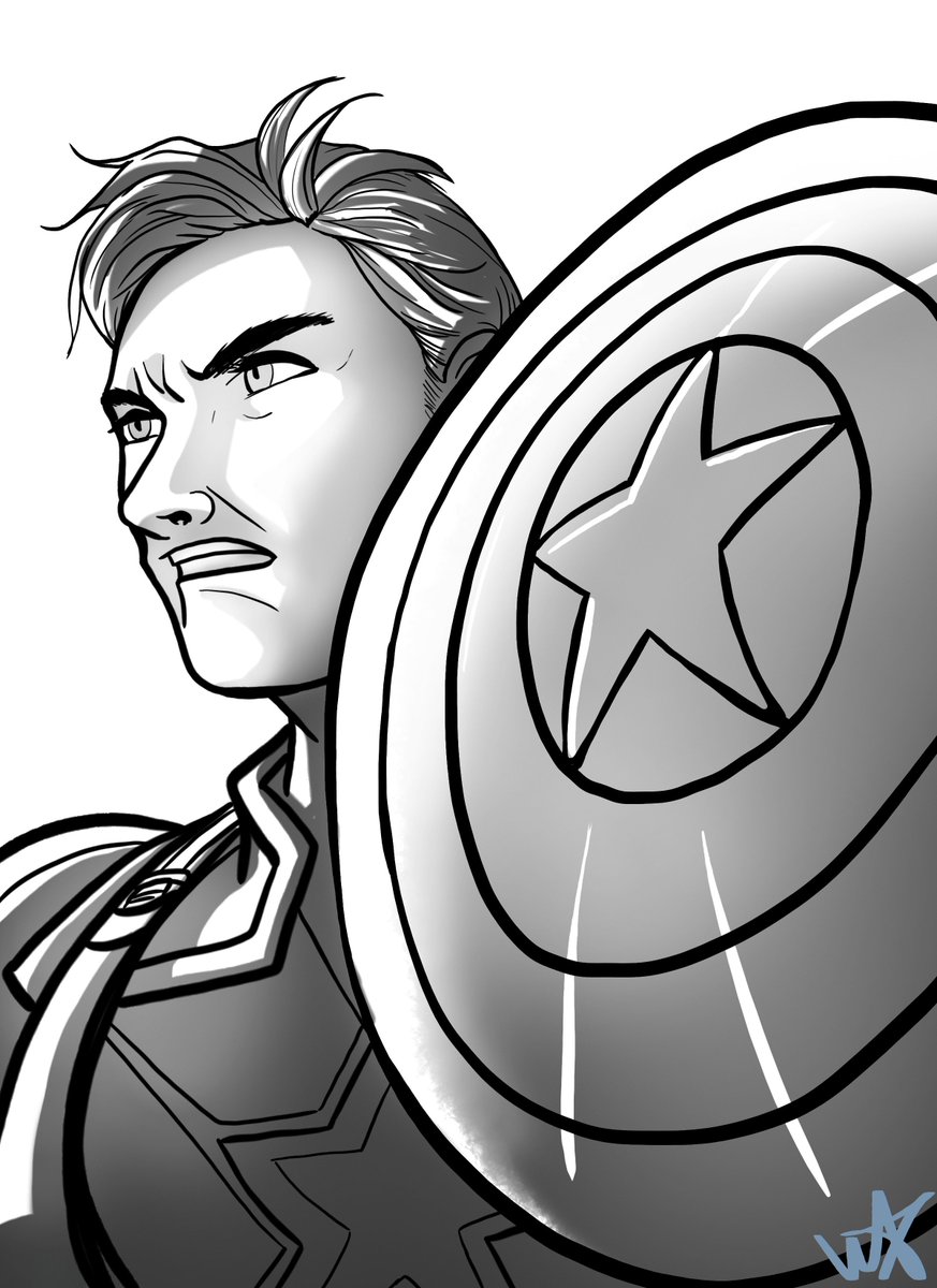 Magnomite's tweet image. #inktober #Inktober2018 #Day8
#Star #CaptainAmerica #Marvel #avengers #ChrisEvans #Shield #steverogers #Cap #ChargingStar #StarsandStripes
