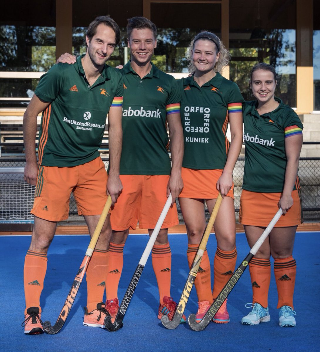 mhczoetermeer's tweet image. #AllTogetherChallenge #captains #14oktober2018 #regenboog #hockeyvooriedereen #MHCZ