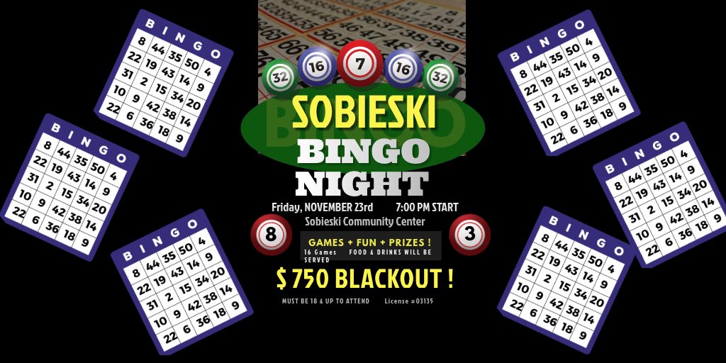 Sobieski Skis (@sobieskiskis) on Twitter photo See you in Sobieski on Friday, Nov. 23rd !  The crowds have gotten bigger every time we've hosted.  Proceeds from the event will help provide funding for the ballpark renovation project.  Should be another fun night!  See you then! See you in Sobieski on Friday, Nov. 23rd !  The crowds have gotten bigger every time we've hosted.  Proceeds from the event will help provide funding for the ballpark renovation project.  Should be another fun night!  See you then!