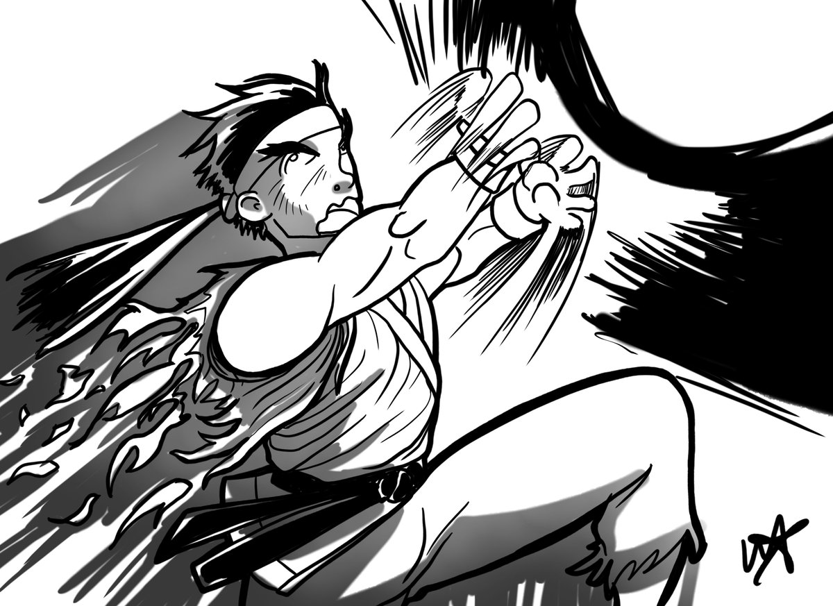 Magnomite's tweet image. #inktober #Inktober2018 #Day10
#Flowing #Ryu #Streetfighter #Capcom #Hadoken #howdoyoudoken #supertatsumakishinpunkyakku #toomuchhado