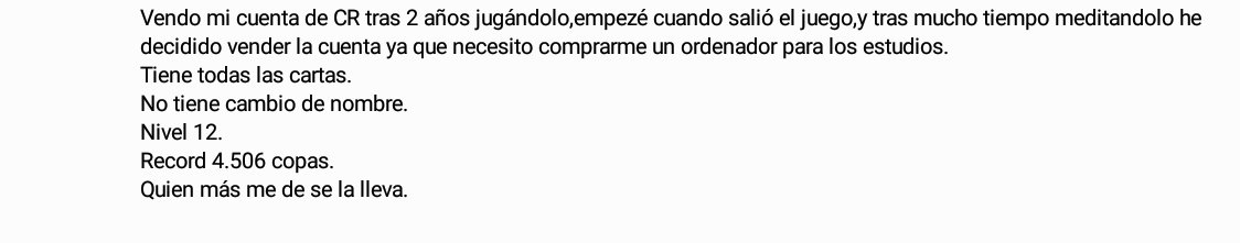 HdKarix's tweet photo. Vendo cuenta de Clash Royale 
¡ URGENTE !
Quien más me dé se le lleva.
RT y difusión https://t.co/a0vFSe6Hhd