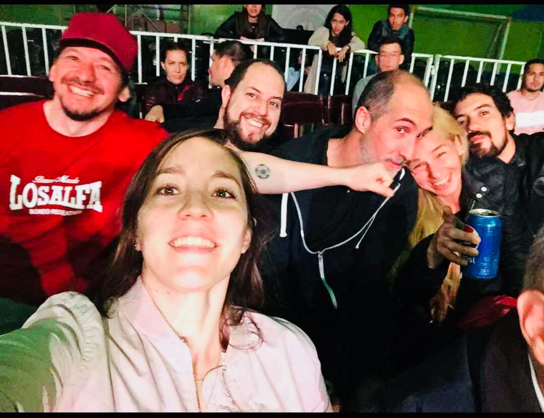 #BoxeoRiverPlate presente alentando a la campeona <a href="/latutibopp/">Yesica Tuti Bopp</a> 🥇🥊👊