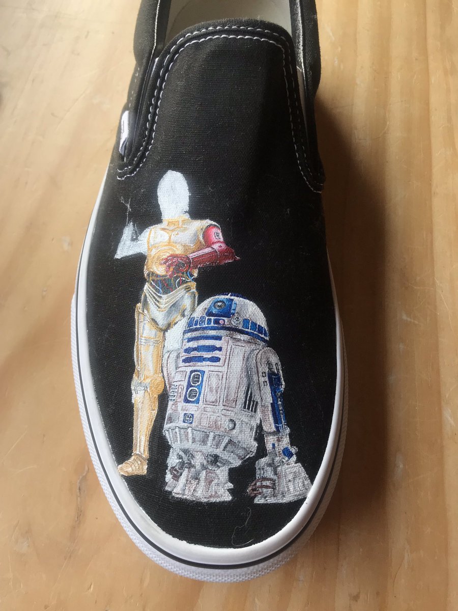star wars painted vans
