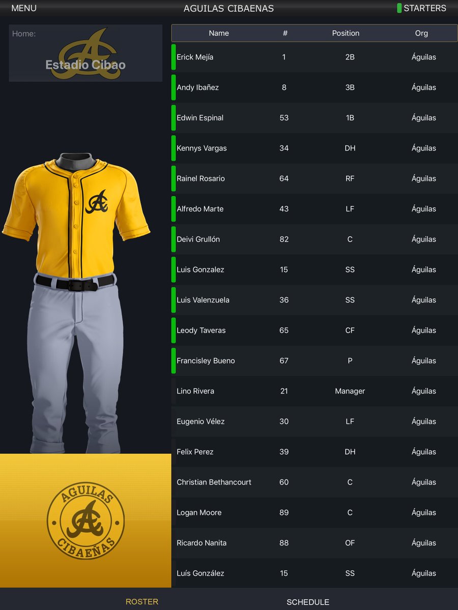 wtech22's tweet image. Winter Ball is back. #Águilas vs #EO check your line up.

itunes.apple.com/us/app/winter-…