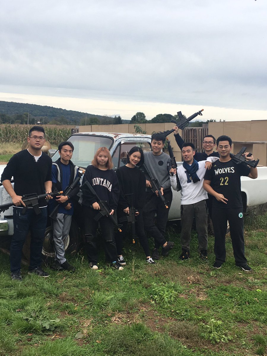 BullseyeLaser's tweet photo. These students from Lehigh decided to battle each other this morning. They even got to enjoy their favorite PUBG game in real life. ##lasertag #newjersey #icombat #lasertagnj #pewpewlife #squad #gamer #bo4 #njgaming #njgamers #cod #fortnite #pubg #birthday #blackout https://t.co/OGaD1cYhVE