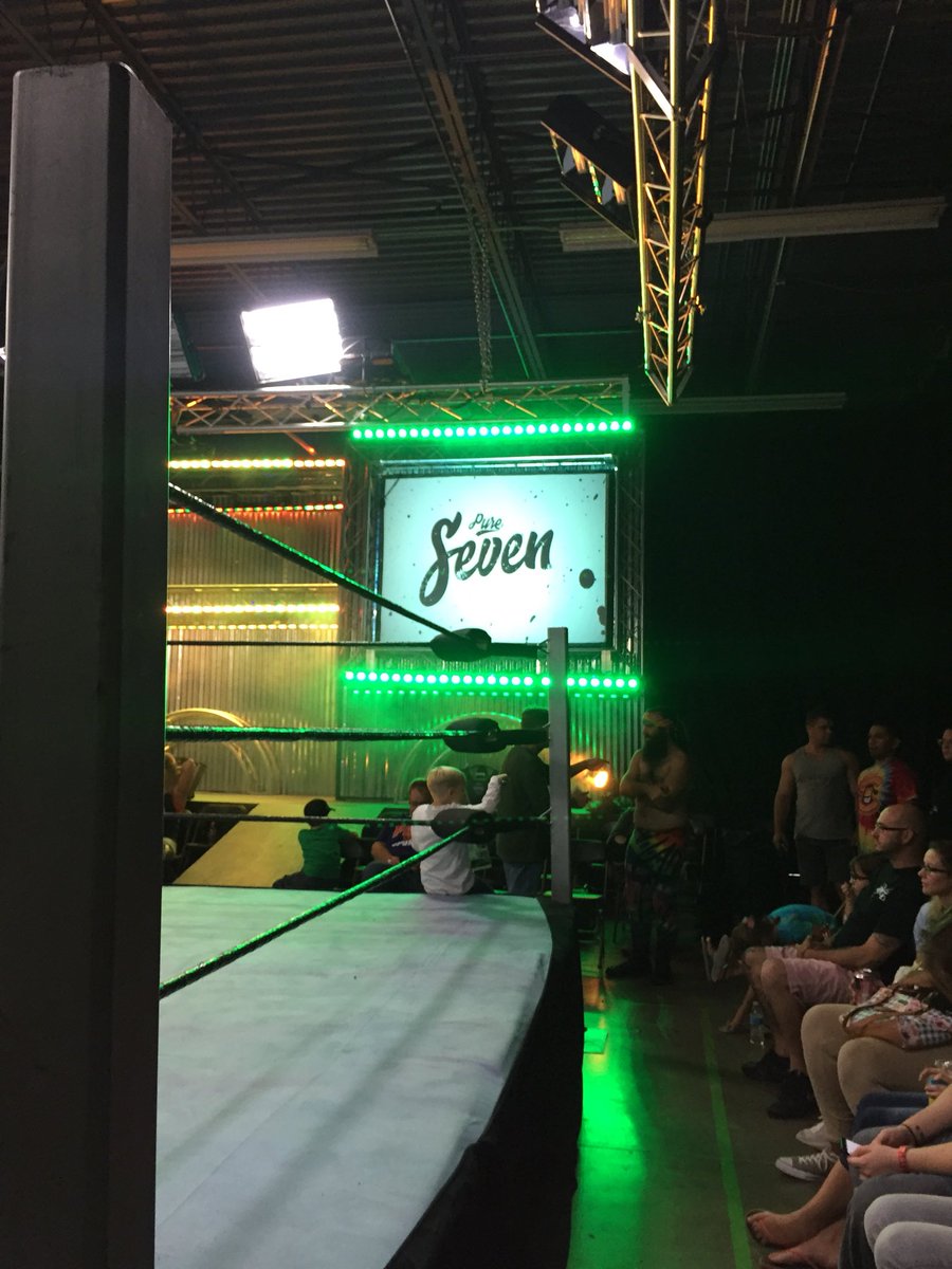 cabalrecruit's tweet photo. At my first @PWXwrestling show. This is the southeast’s answer to PWG. #PureSeven https://t.co/rUScKXXZNv