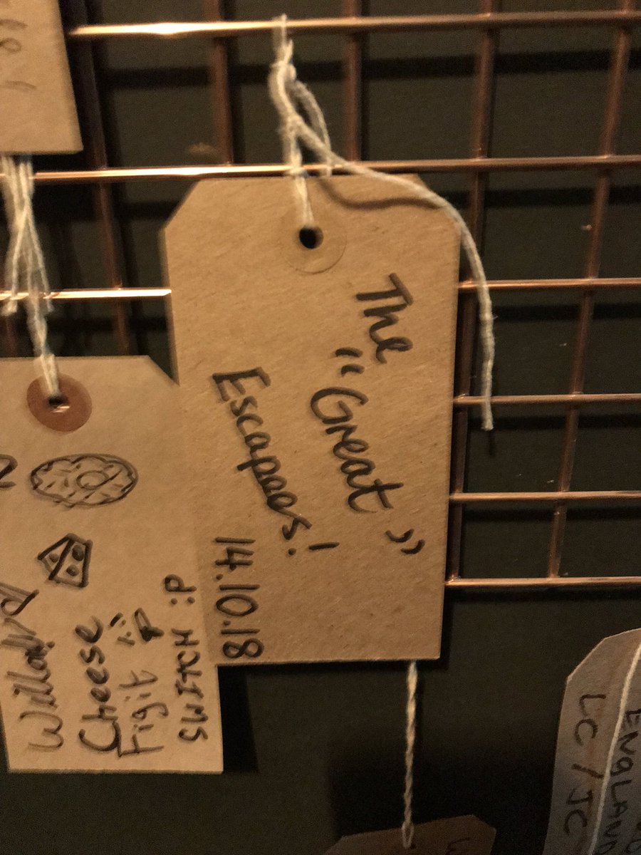 greatescapees's tweet photo. Finally paid a visit to an escape room I’ve been desperate to go to today! Any guesses? https://t.co/dxONaGzm8x