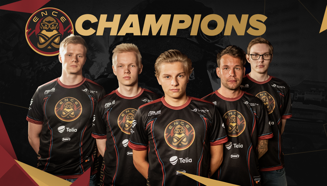 ENCE's tweet photo. WE ARE #StarSeriesS6 CHAMPIONS!!!! #EZ4ENCE #torille #esportsfi https://t.co/HY8tX55SWM