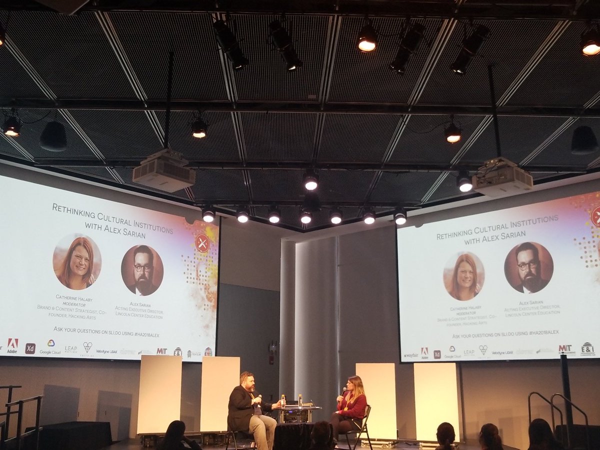 MITHackingArts's tweet image. .@alexsarian, Acting Executive Director of @LincolnCenterEd, on leveraging legacy cultural institutions to propagate arts education. #hackingarts2018
