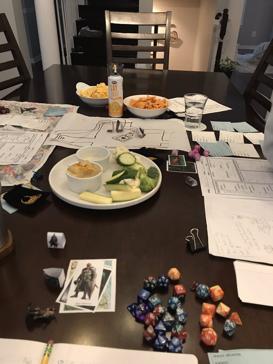 Family D&D! #EasyCheese #SaltySnacks #Imagination