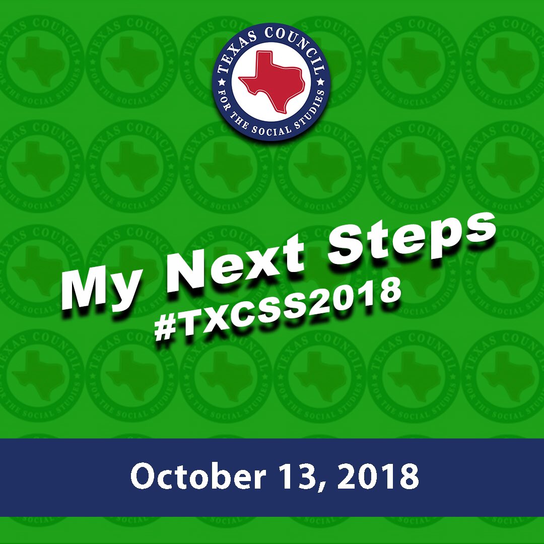 ushistorysage's tweet image. Sort out and categorize what I&apos;ve learned - pedagogy, strategies, resources. Create Just in Times to bring to the grade levels/courses that will benefit the most from each. Share, share, share #TXCSS2018
