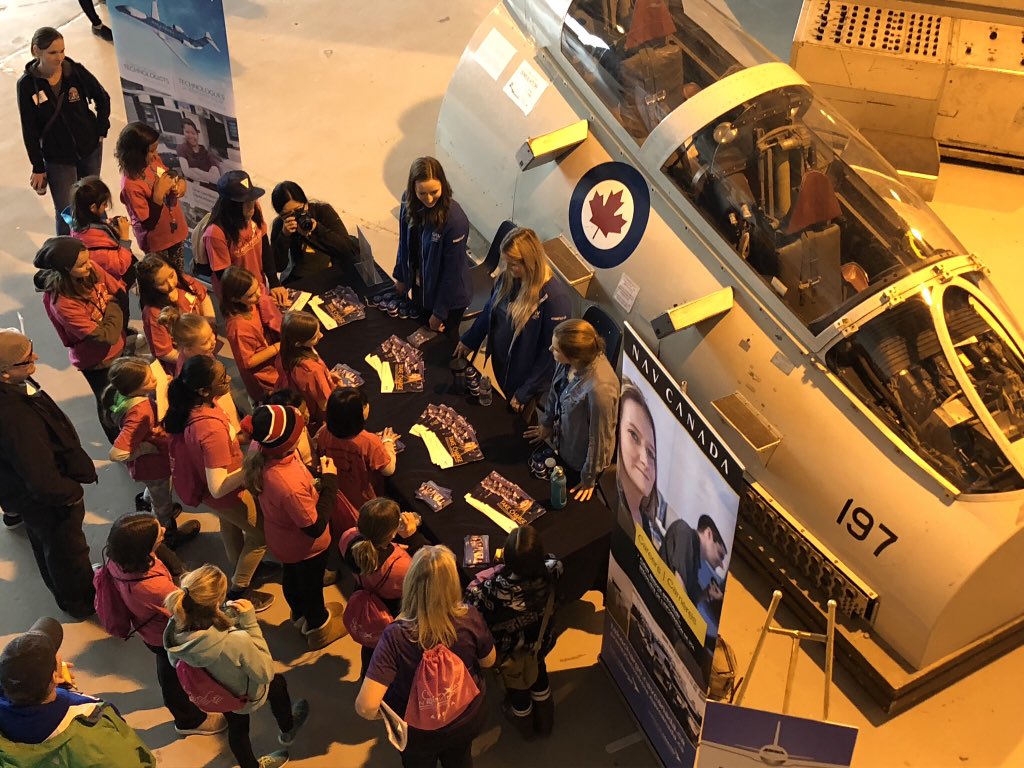 RoderLorne's tweet image. “Girls in Aviation Day” was another great success.  The future of Manitoba aerospace, is somewhere in amongst these ladies at the Royal Aviation Museum (RAMWC). @girlsinaviation @RoderLorne @HistoryoFlight @manitobatourism @manitobaaerospace