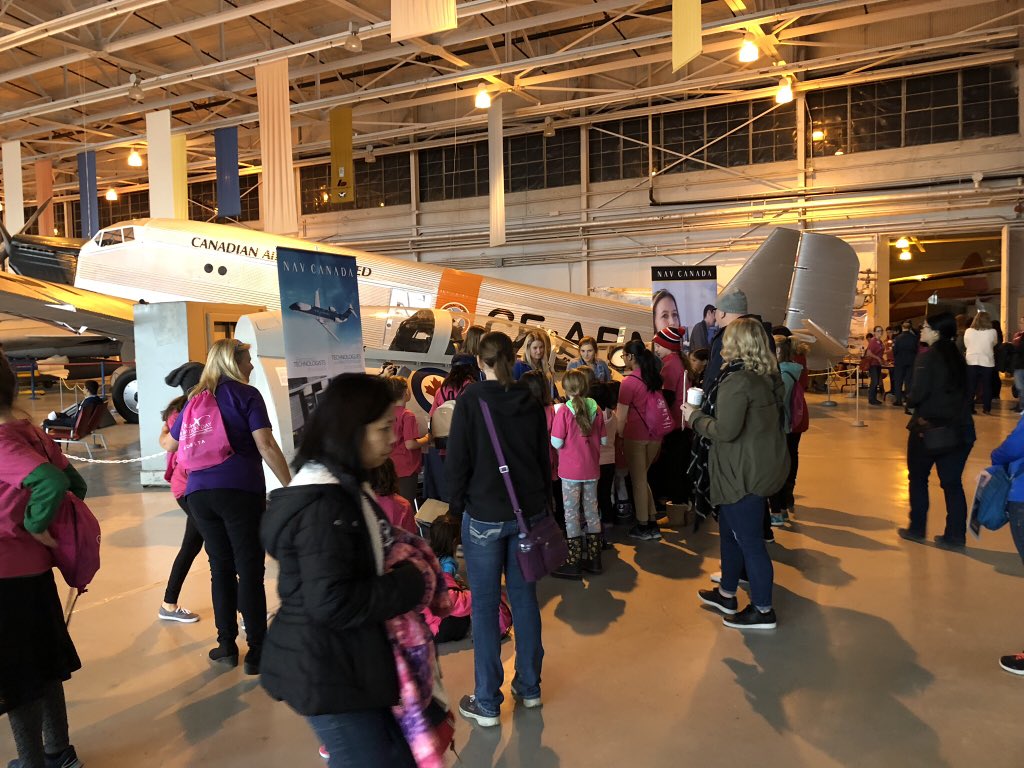 RoderLorne's tweet image. “Girls in Aviation Day” was another great success.  The future of Manitoba aerospace, is somewhere in amongst these ladies at the Royal Aviation Museum (RAMWC). @girlsinaviation @RoderLorne @HistoryoFlight @manitobatourism @manitobaaerospace