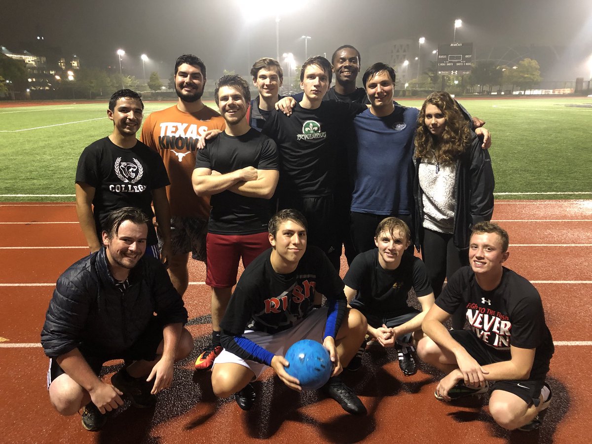 The Phi Kapp lads (+ team mom Alex) secured a 4-2 win tonight and secured a spot in the playoffs! #PlayoffsBound 

Goal scorers:
@MilesCanton ⚽️⚽️
@BresnenJordan ⚽️
@alexcankuhn ⚽️