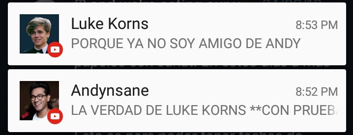 PattyMg6's tweet photo. Todo tranquila hasta que boom! notificación salvaje de relacion Fake love #Lukandy @Andynsane
Hasta para subir sus videos se ponen de acuerdo 😂 okño e.e https://t.co/zxvJEYMMGk