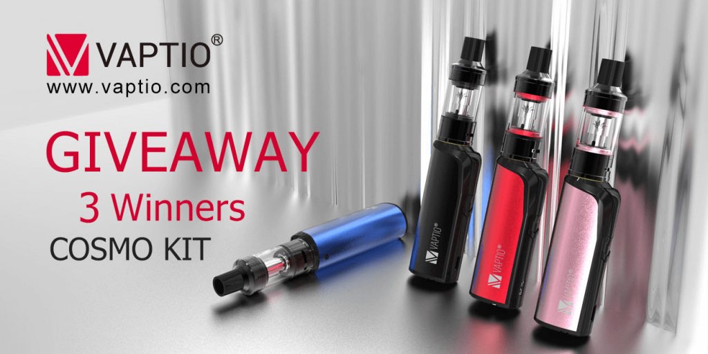 Vaptio Cosmo Kit Giveaway! - vapingcheap.com/vaptio-cosmo-k… - #Vape #ecig