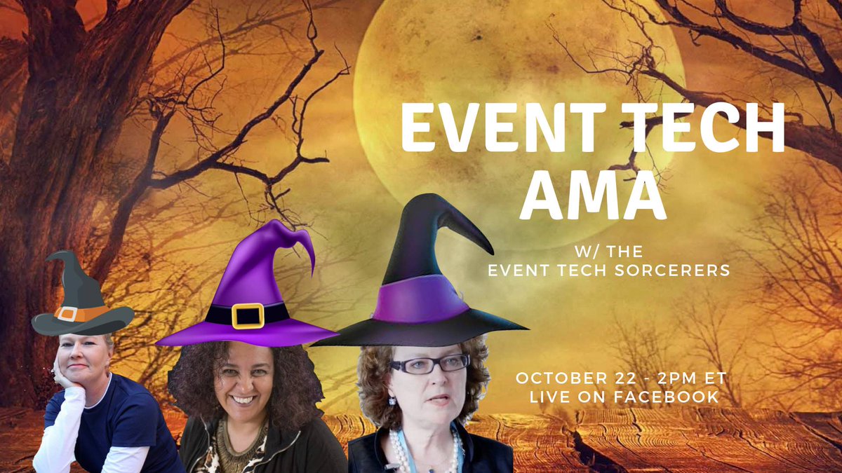 TSNN_com_US's tweet photo. Join @DahliaElGazzar @michellebruno Oct. 22 - 1pm ET for a great FB Live - Ask Me ANYTHING about Event Tech! Great opportunity to interact live with some super savvy people in the meetings/trade show biz! Go here that day!: https://t.co/tLgVVOKSWo https://t.co/z7csTGvh1n