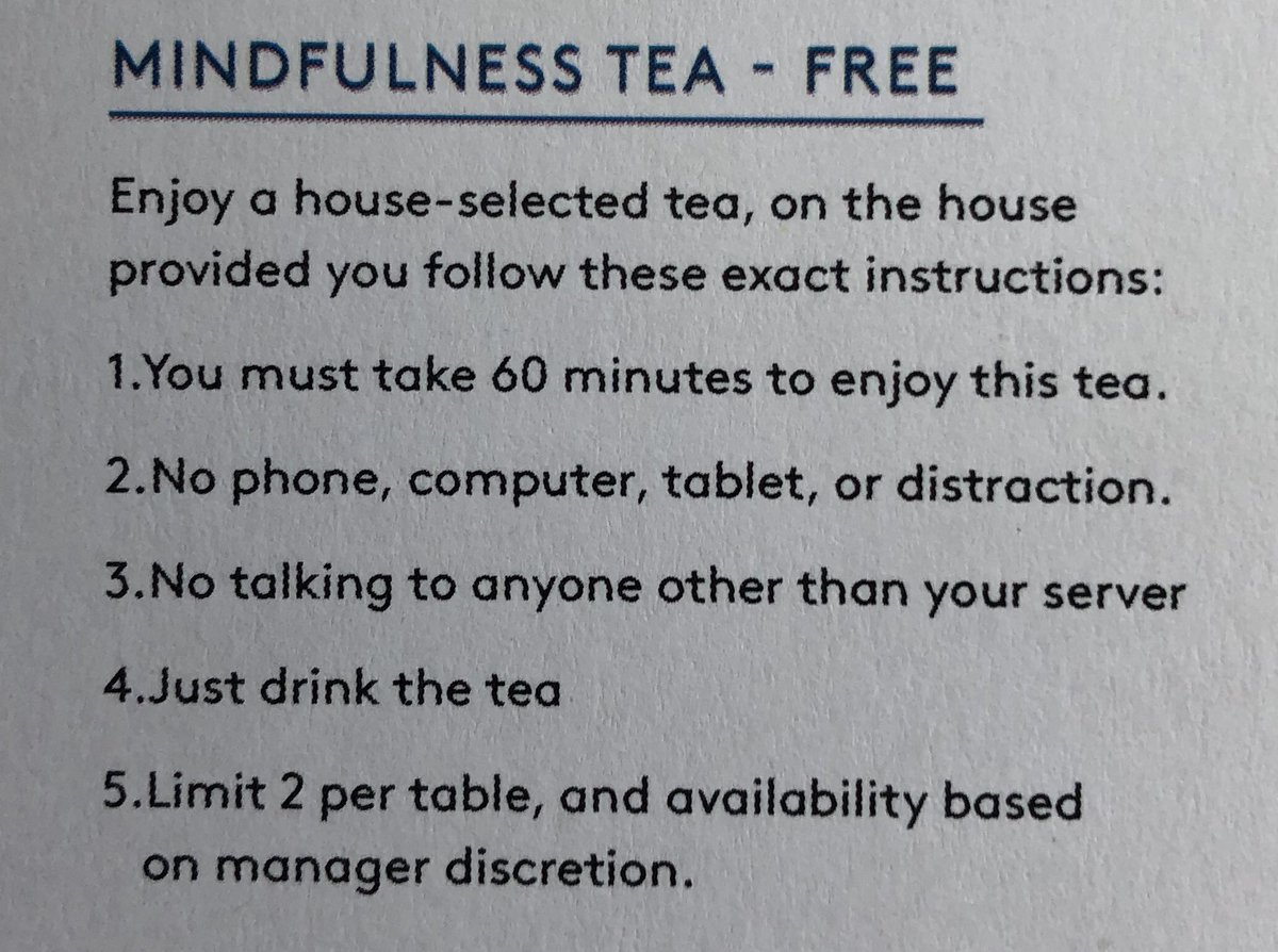 On the menu at a tea shop in San Francisco. Could you do it?