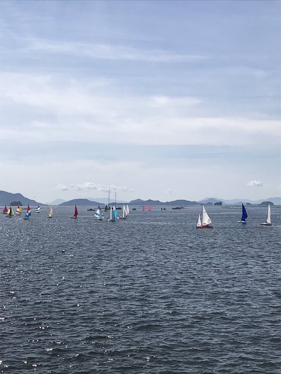 HansaClassUK's tweet photo. Getting ready for day 2 of the Hansa Worlds in Hiroshima #HansaClass #HansaWorlds2018 #Sailing https://t.co/ugUKFV1qgb
