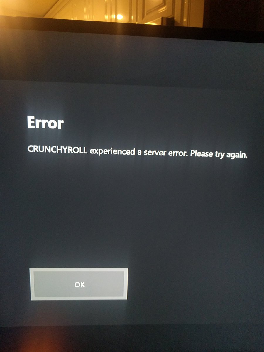 James_Sully7's tweet photo. @Crunchyroll getting the same error on both Xbox and Android... again.... https://t.co/Mi3eT95RYH