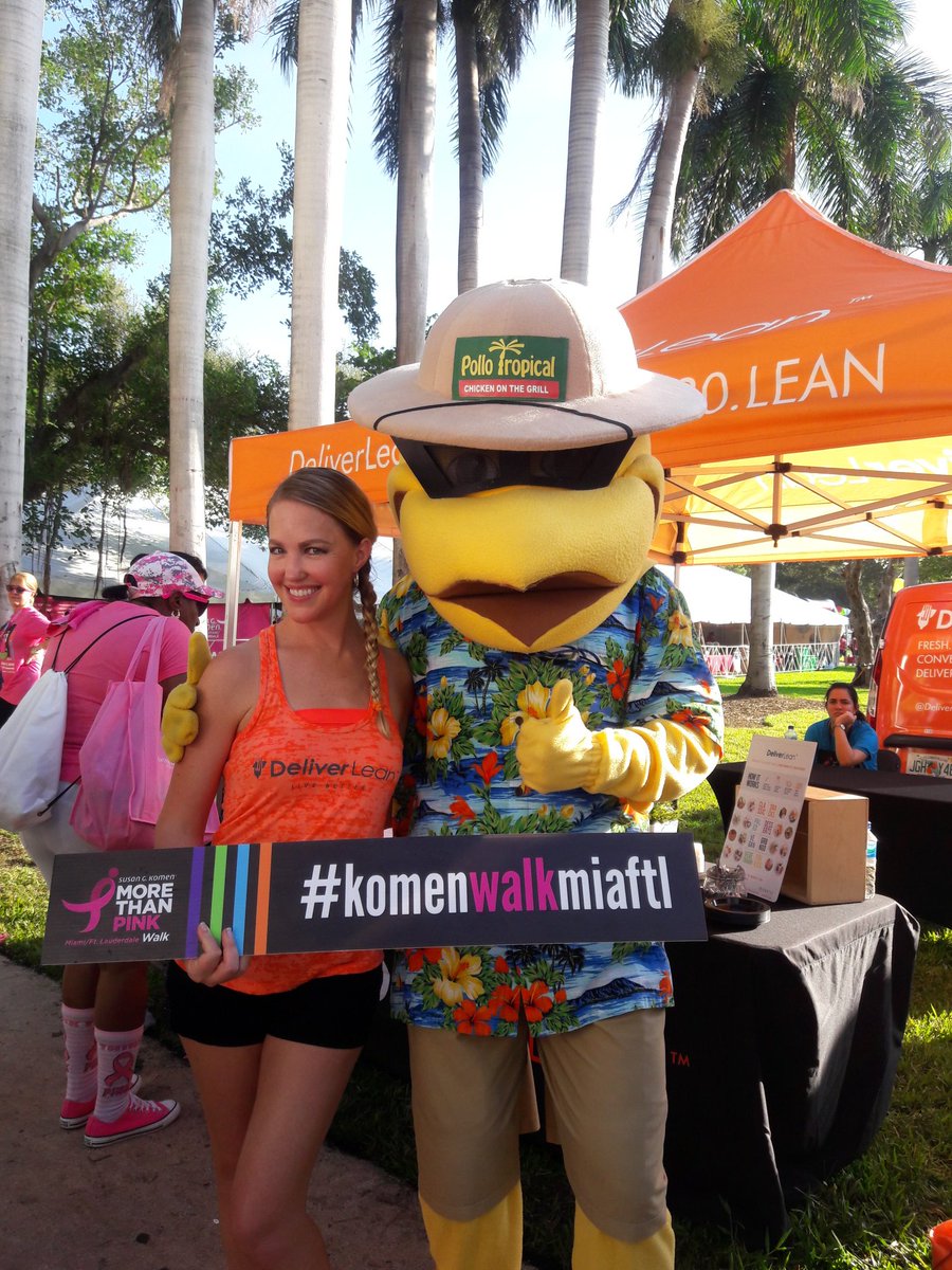 kahramusic's tweet photo. With the Pollo Tropical bird Saturday at Komen Race for the Cure for DeliverLean encouraging everyone to eat healthier via https://t.co/0JnfBHIA1x #eatclean #komenwalkmiaftl #deliverlean #pollotropical #Mascots #pollotropicalmascot #cancersucks #morethanpink #bayfrontparkmiami https://t.co/JDGUx5nEEq