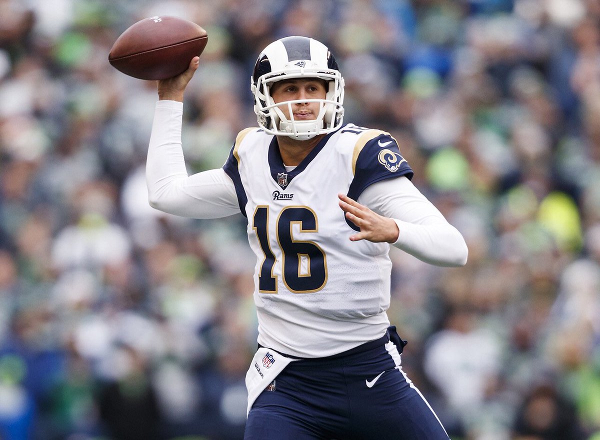 danymarica's tweet photo. Happy birthday, @JaredGoff16!!!!! #LARams #Rams #JaredGoff #GoffTime #goffense #MobSquad #qb #nflqb #myfavoriteplayer #favoriteplayer #bestqb #NFL 🇺🇸🏈🐏🤘🏻🎉 https://t.co/vaIuiWNEjQ