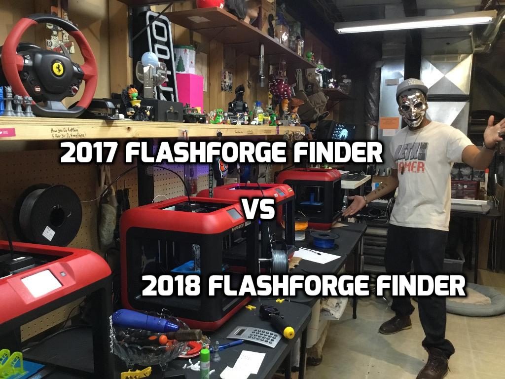 2017 vs 2018 FlashForge Finder - sswitv.com/2017-vs-2018-f… #Gaming #Gamer #Gamers #RT