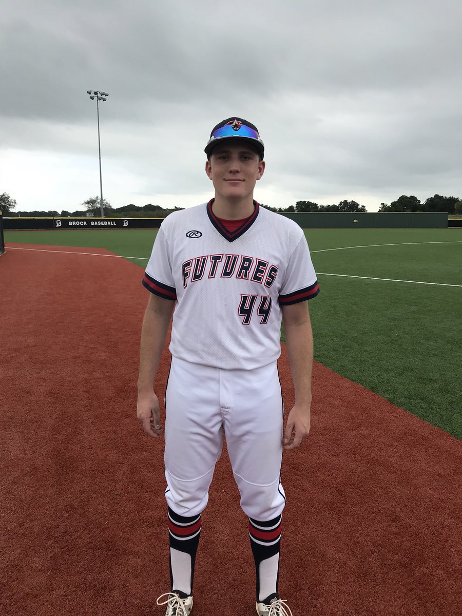 FiveTool's tweet photo. @VToolTexas F: @StixBaseballTX 2020 Red vs. @FuturesBaseball Worley
PoG: @Blake_Shipp13 3-4, 2B, RBI Pitcher: @SethBauerschlag 4IP, 4K, H, 0R https://t.co/On8SgzILkm