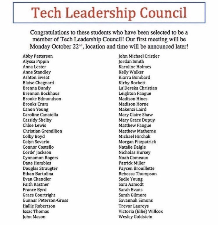 Congratulations to all of our sisters who were selected to be members of TLC!! 💜💜