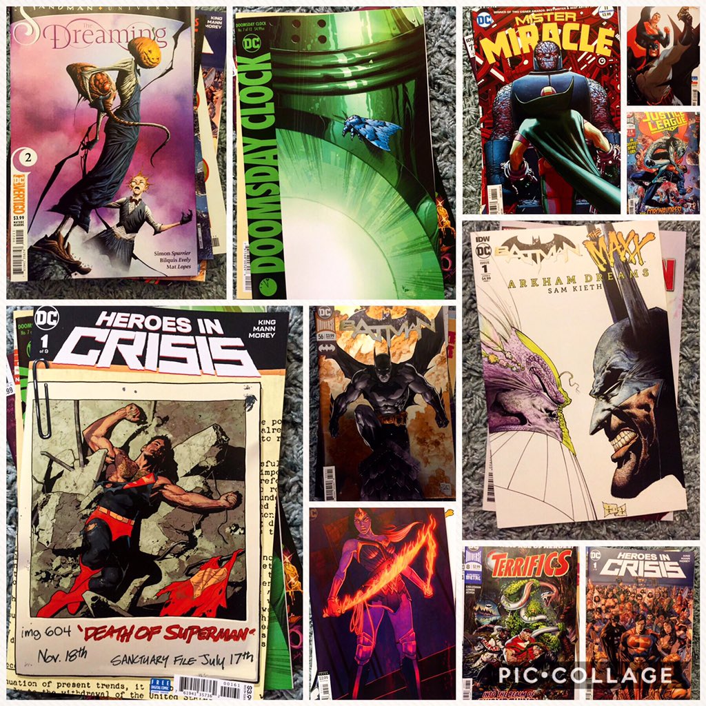 ComicPopPodcast's tweet photo. ‘David’s Last Week’s Comics - This Week!’

Part 3 @dccomics #comics

#geekpop #podcast #comicbooks #localcomicshop #reading #reviews #superheroes #heroesincrisis #doomsdayclock #batman #wonderwoman #mistermiracle #justiceleague #superman #geekpopadventurers #thecomicpoppodcast https://t.co/rrNhRU7mtR