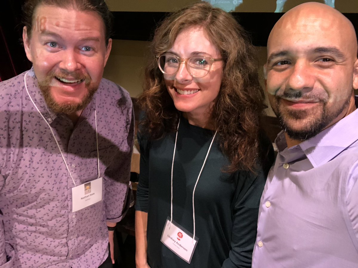 LindsKimery's tweet photo. Thank you @djolder and @MrNathanHale for a super fun panel today! @SoFestofBooks #SFB30 #DactylHillSquad #HazardousTales https://t.co/1DsGD5GKMT
