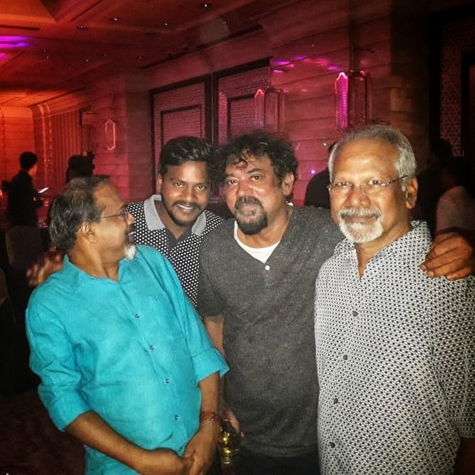 ivikneshwar's tweet photo. HAPPY TO BE A PART OF CCV❤
@arunvijayno1 @MadrasTalkies_ @santoshsivan @aishu_dil @RJSindo @VijaySethuOffl @thearvindswami @DayanaErappa @aditiraohydari 
#CCVSuccessParty #CCV https://t.co/OBOkvupexF