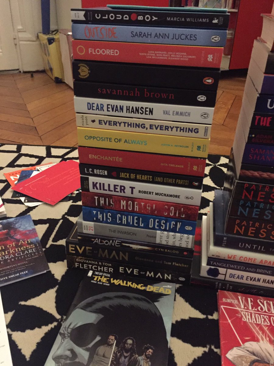 maliciousreader's tweet photo. Finally got home from #DeptCon4 ... Thank you so much @Dept51 for such an amzing event. Also, not thank you for all of this... Between what I bought and was gifted, I have no more shelf space!
Seriously though, thank you so so so much, I cannot wait for next year! https://t.co/7AQGwwSzPV