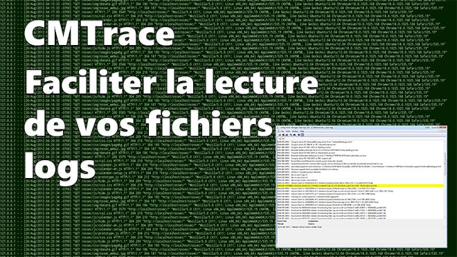 Tech2TechFR's tweet photo. #Archives  #CMTrace : Lire vos fichiers logs facilement https://t.co/hZLYheixQa #logiciels https://t.co/Kxvpq9EnVz