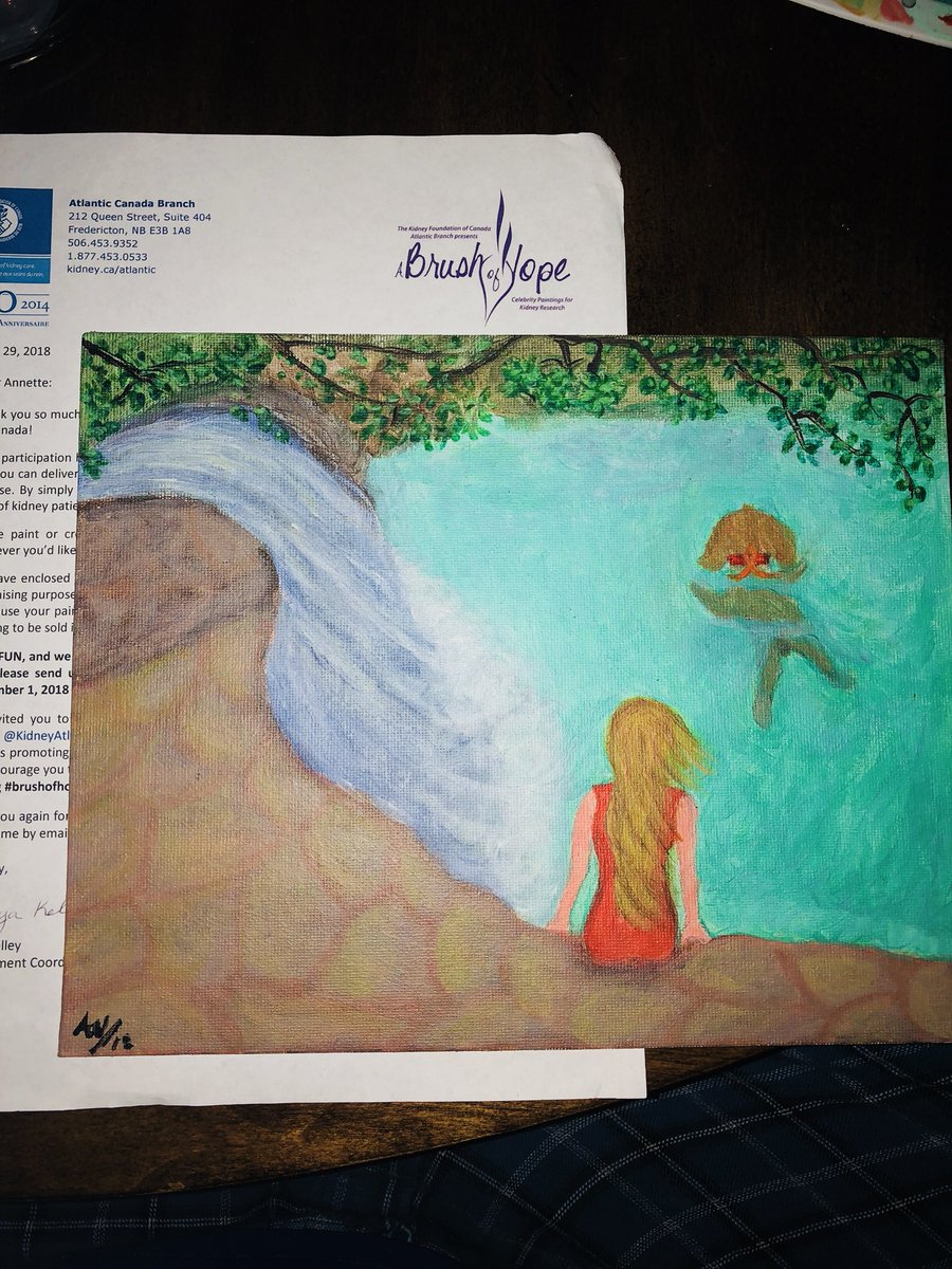 Annettenechi's tweet photo. https://t.co/66Ix4ZNjgt Celebrity paintings for auction! All proceeds go the kidney foundation of Canada #brushofhope2018 #actress #bid #littlecanadianactressthatcould https://t.co/xKjlymoDV6