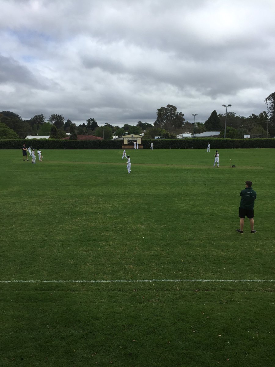 Cricket game is under way vs TACAPS <a href="/trinitygrammar/">Trinity Grammar School, Sydney</a>