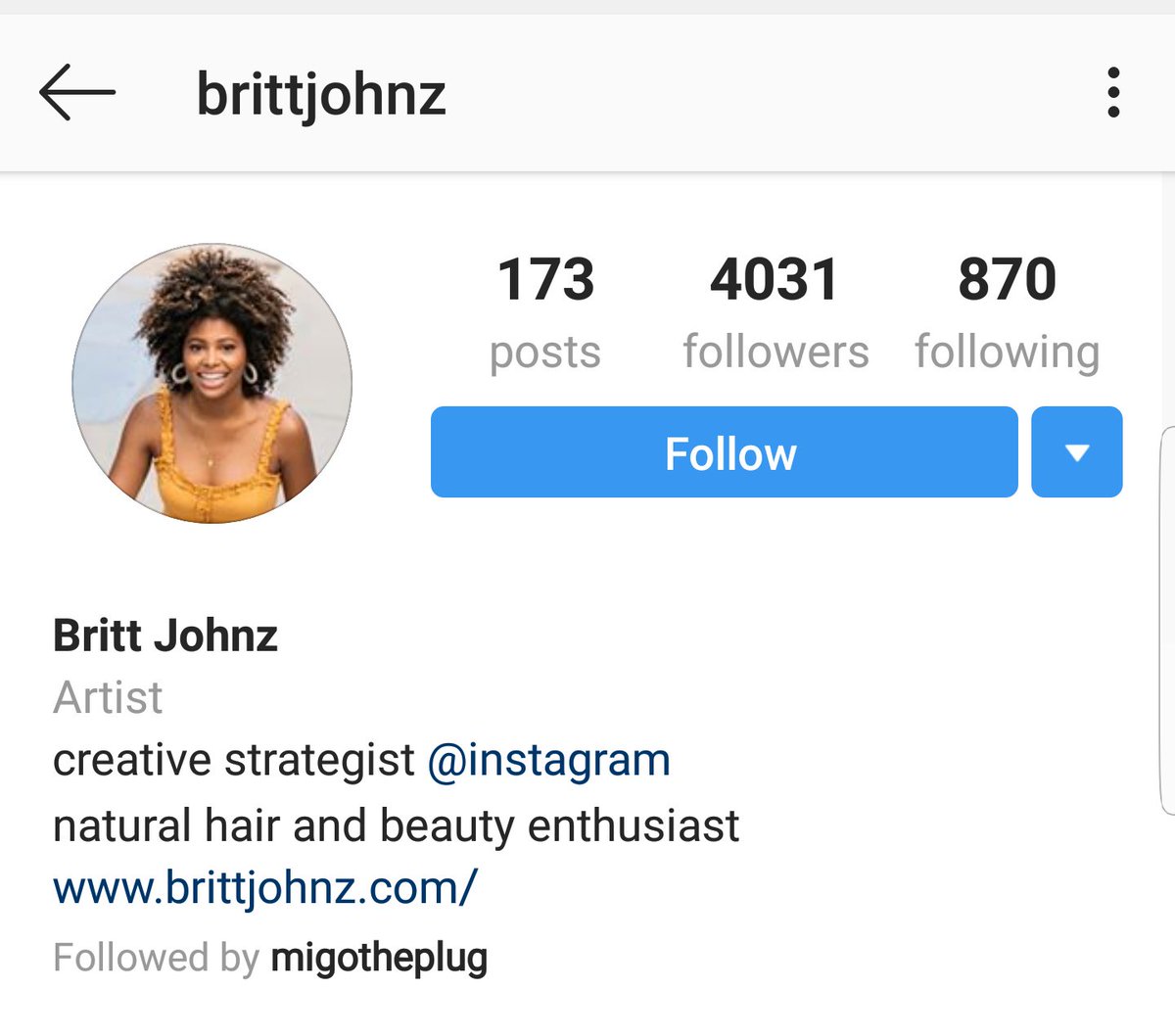 Britt JohnzIG: brittjohnzCreative Strategist at Instagram