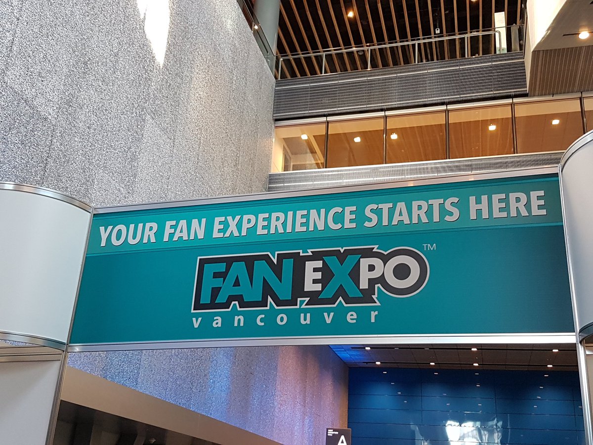 GFroesey's tweet photo. always sad to leave the @FANEXPOVAN but I know i'll be back next time. thank you for another year of fan-tastic memories! #fxv2018 https://t.co/XidCYlWedU