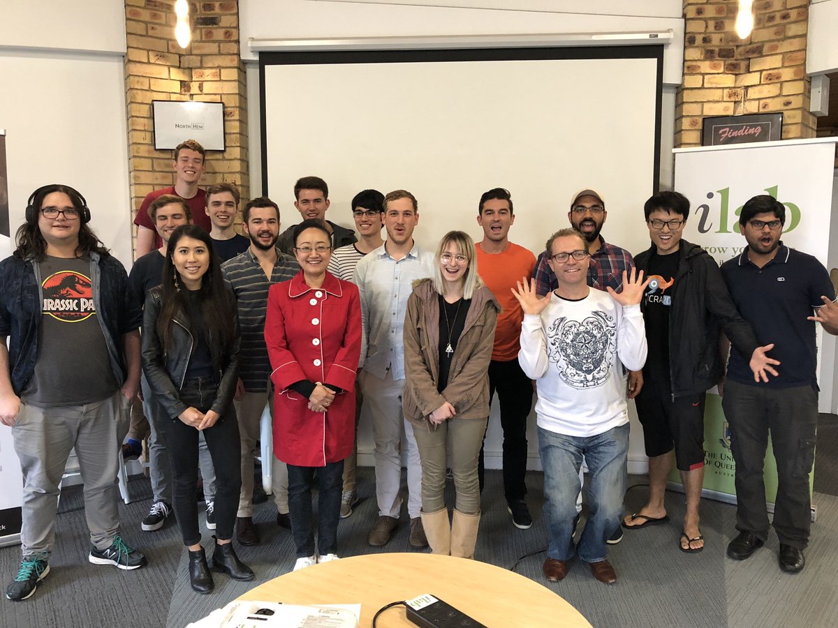tadhackbne's tweet photo. @TADHack Brisbane 2018 is done! What a great weekend. Massive thanks to @UQ_ilab &amp; @Over_the_Wire plus @mrkwhite @jlowe000 @SamPavin @BecMc1ntosh @ianmconnor @chatloop1 @berniew0. Congratulations to everyone who participated, whether in Brisbane or 20+ cities around the world. https://t.co/8zSCfTpcAY