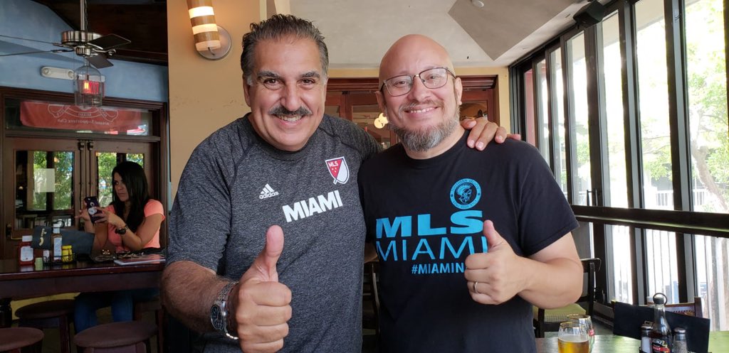 UncleEd69's tweet photo. Great time yesterday filming with our new project @futbolmiamitv and supporting @intermiamicf Thanks to @fioreoficial for supporting the @southern_legion since the beginning and helping the cause #MLSMiami #YesTo378 #MiamiFreedomPark #intermiamicf #WeAreMiami https://t.co/TuU8DPBMz0