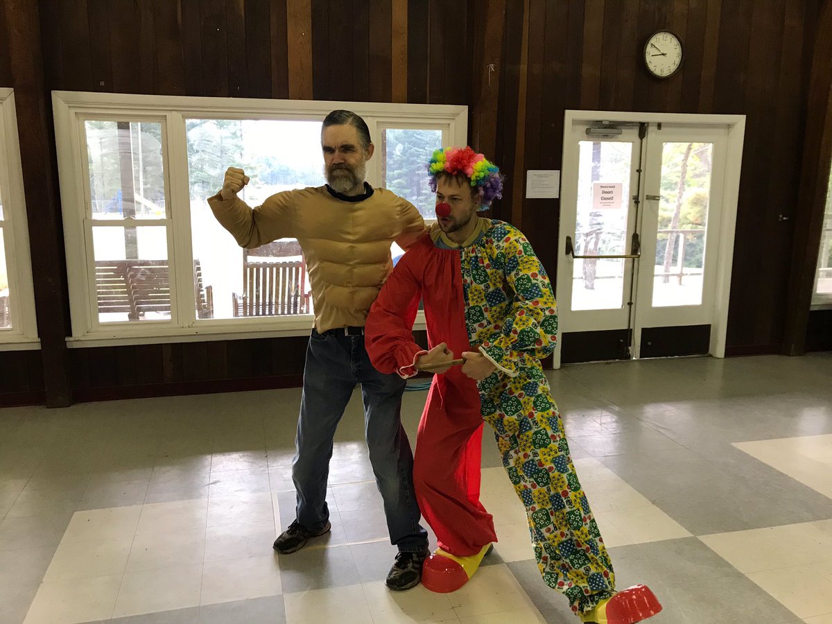 adventist's tweet photo. “The Greatest Show on Earth“. Camp Mohaven under the Big Top. Fun from Sunday morning breakfast at our annual church retreat. #churchretreat #campmohaven #adventist #akronfirst https://t.co/J3MWzCSQ40